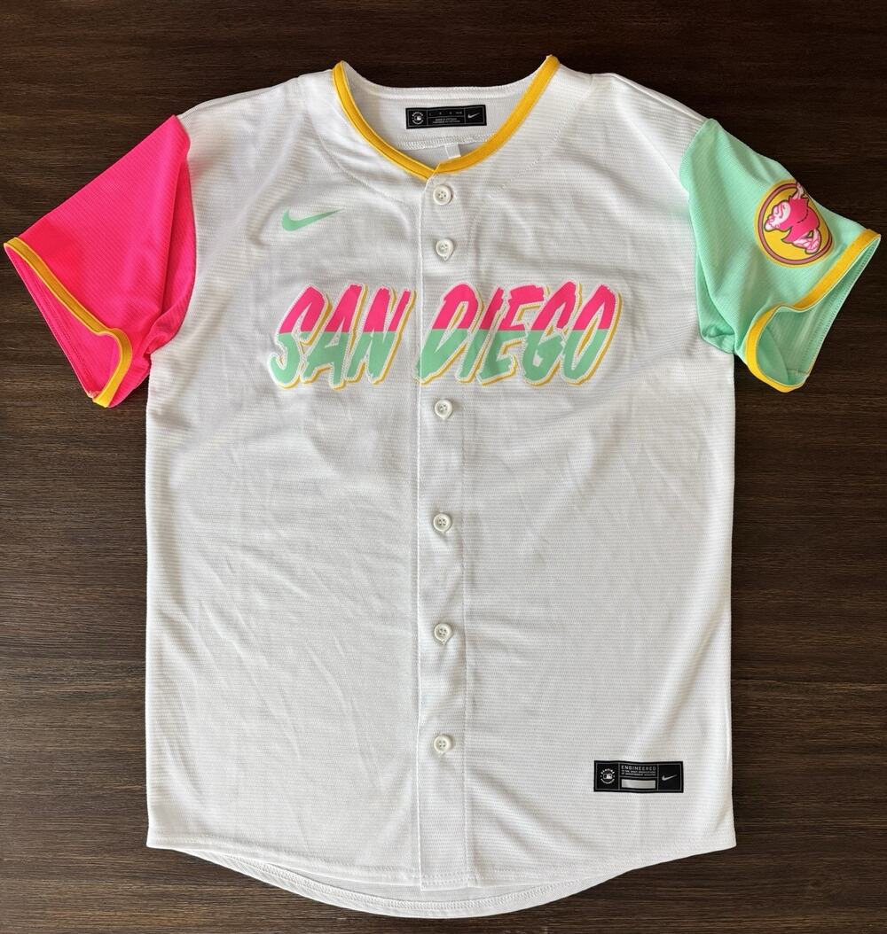 San Diego Padres Nike City Connect Replica Jersey Youth Large 14-16 Tatis JR